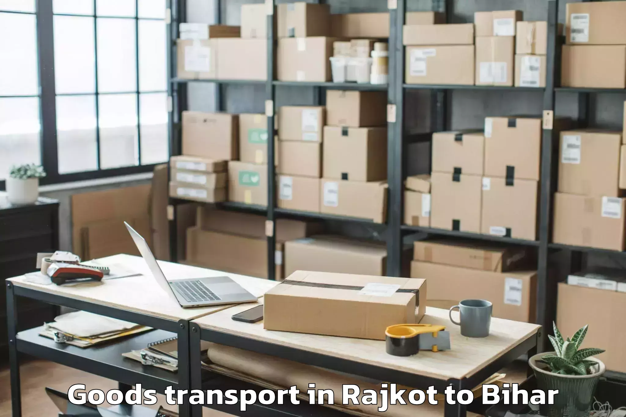 Book Rajkot to Kasba Goods Transport Online